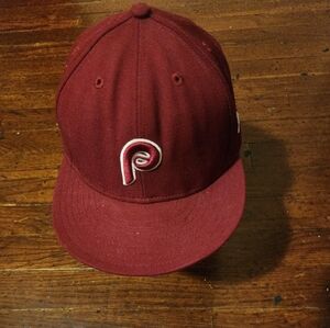 Philadelphia Phillies Mens Sz 7 3/4 Hat